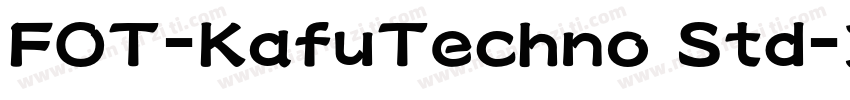 FOT-KafuTechno Std字体转换